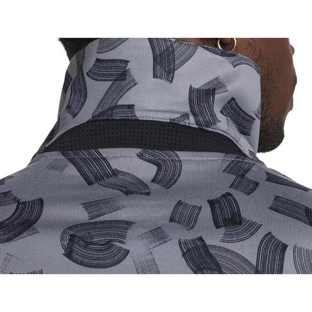 Nike Tour Dri-FIT Rake Lines All Over Print Golf Polo Smoke Grey Sz S FD5735-070 - Picture 5 of 6